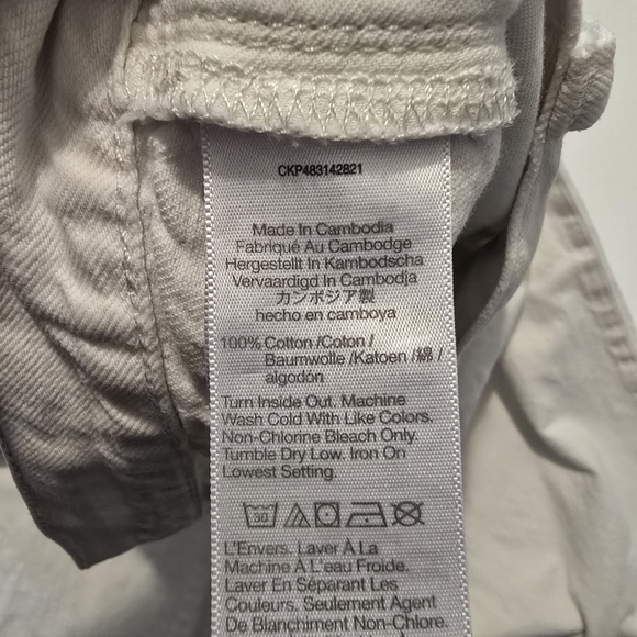 Madewell White Harlow Jean In White cotton Jeans & Denim Size 32 - Picture 10 of 16